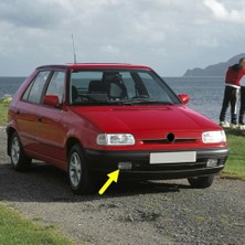 Renas Store Ön Tampon Sağ Sis Farı Kapağı 6U0807432D Skoda Felicia ile Uyumlu 1995-1997
