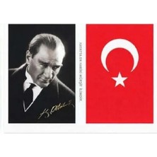 Paras Ticaret 10 Adet Küçük Sticker Mustafa Kemal Atatürk, Türk Bayrağı, Hayatta En Hakiki Mürşit Ilimdir 3lü Etiket Seti