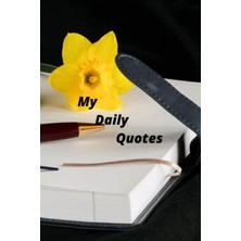 Renas Store My Daily Quotes: Beautiful Flower Cover Journal