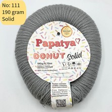 Stok Fazlası Papatya Donut Solid 190GR Akrilik Gri 111
