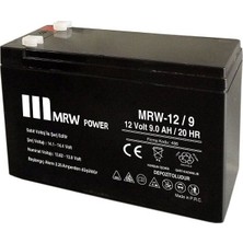 Mervesan 12V 9AH Kurşun/asit Kuru Tip Akü