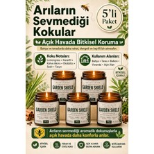 Decevorine Garden Shield Arıların Sevmediği Kokulardan Açık Alan Koruma Mumu 100 gr 5 Li Paket