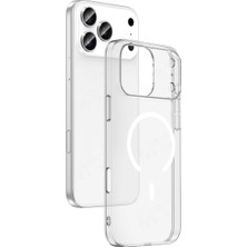TeknoKapsül Iphone 17 Pro Combo Sert Şeffaf Magsafe Kapak - Şeffaf