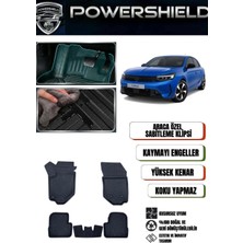 POWERSHIELD Opel Corsa F 2019 ve Sonrası Uyumlu Araca Özel Premium 5D Havuzlu Oto Paspas Takımı
