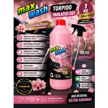 Max&Wash 1 kg Torpido Parlatıcı Süt Japon Kiraz Çiçeği Aromalı Gold Süt