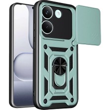 Gees Global    Poco X8 Pro Pars Lens Yüzüklü Silikon - Yeşil