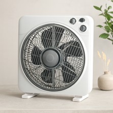 Enco Store 12 Inç Kutu Vantilatör 40W 3 Kademe Zaman Ayarlı