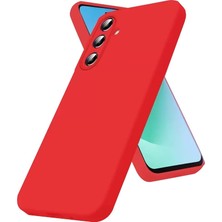 Gees Global   Samsung Galaxy A27 5g Nano Içi Kadife Silikon - Kırmızı