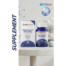 Nutrinorma Magnezyum Kompleks 60 Tablet | 4 Farklı Magnezyum Formu Içeren Premium Mineral Takviyesi | Günlük Yaşam ve Aktif Rutin Için Özel Formül