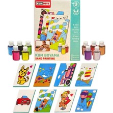 Kumtoys Kum Boyama Seti 8 Kum Boyama Karti 5 Yaş+