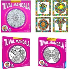 Kumtoys Tuval Mandala Boyama Seti 30X30 cm