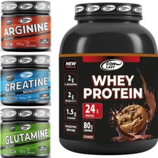 Conlast Whey Protein Kurabiyeli 2000G/ARGININE 120G/CREATINE 120G/GLUTAMINE 120G