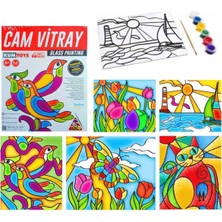 Kumtoys Cam Vitray Boyama Seti 6 Yaş+