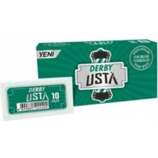 Hace Bazaar Derby Usta Tam Jilet Yeşil Kutu 10 Parça  X10 Parça (4887)