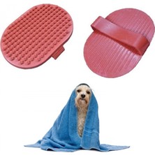 Hace Bazaar Ergonomik Masajlı Evcil Hayvan Kedi Köpek Yıkama Fırçası Aparatı (4887)