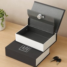 Enco Store Kitap Modeli Kilitli Kasa Kumbara Büyük 180X115X55 mm