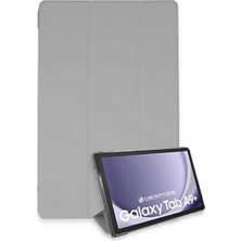 Gees Global   Samsung Galaxy Tab A9 Plus Kılıf Tablet Smart Kılıf - Gri