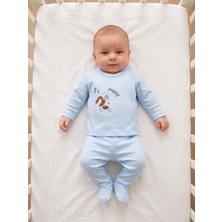 Elbebek Baby Nakışlı Yenidoğan Patikli Takım