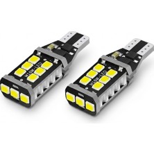 TeknoKapsül T15 Park Ampulü 12V 15 LED Beyaz 2'li