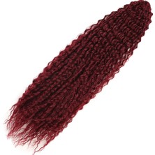 TeknoKapsül Brazilian Afro Dalgası Saç - Kızıl