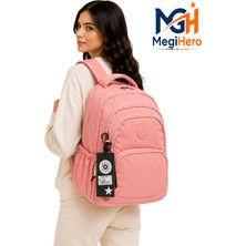 Megihero Okul Sırt Çantası Günlük Sırt Çantası 2100 Pudra