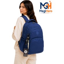 Megihero Okul Sırt Çantası Günlük Sırt Çantası 2100 Lacivert