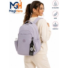 MegiHero Suya Dayanıklı Kumaş 1650 Günlük Sırt Çantası Unisex Okul Çantası