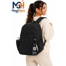 MegiHero Suya Dayanıklı Kumaş 1650 Günlük Sırt Çantası Unisex Okul Çantası