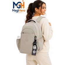 MegiHero Suya Dayanıklı Kumaş 1650 Günlük Sırt Çantası Unisex Okul Çantası