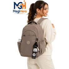 MegiHero Suya Dayanıklı Kumaş 1650 Günlük Sırt Çantası Unisex Okul Çantası