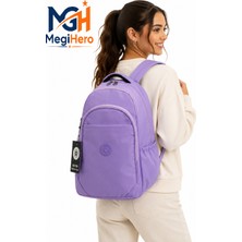 MegiHero Suya Dayanıklı Kumaş 1650 Günlük Sırt Çantası Unisex Okul Çantası