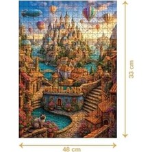 Miriland 500 Parça 2,2mm Kalınlık 48X33CM Profesyonel Hobi Puzzle Yapboz Serisi