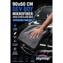 JOYMOP 90X60 cm Maxi Boy Mikrofiber Araç Kurulama ve Oto Yıkama Bezi Extra Su Emici