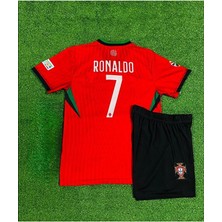 Breathless Portekiz 2024-25 Sezonu Cristiano Ronaldo Iç Saha Çocuk Forması