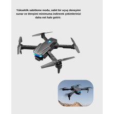 Ototechparca 4K Katlanabilir Drone Uzaktan Kontrollü Wi-Fi Görüntü Aktarımlı