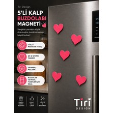 Kalp Şeklinde Buzdolabı Magneti - Buzdolabı Süsü
