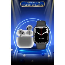 Ototechparca 3.nesil Tws Bluetooth Kulaklık ve Dokunmatik Ekran Akıllı Saat Sesli Görüşme