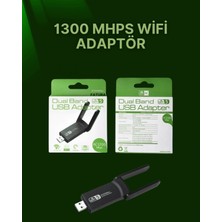 Hace Bazaar USB 3.0 Wireless Adaptör – 2.4ghz & 5ghz Destekli