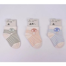 Aksesuarlı Erkek Bebek Soket Çorap K46346 (Tek Adet Fiyatıdır)