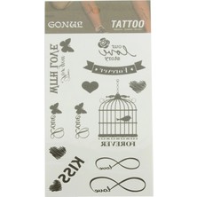 Ototechparca Kafes Tattoo Dövme Sticker