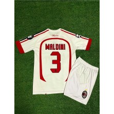 Breathless A.c Milan 2007 Maldini Çocuk Forması (Beyaz)