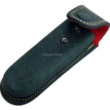 Hakiki Deri Çakı Kılıfı No5  15 Cm, Kemerlikli