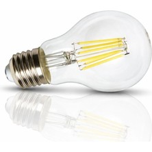 Ototechparca 1 Adet Kendal KES501 LED Rustik Ampul 6W 6500K Beyaz Işık E27 Duy