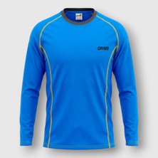 Gravo Aero Unisex Tırmanış ve Dağcılık Uzun Kollu Tişört - Outdoor, Trekking, Spor, Hızlı Kuruyan