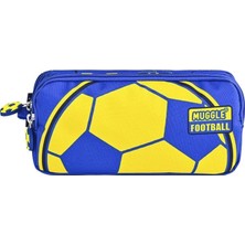Mikro Muggle MU-9609 Football Teams Sarı Laciver Kalem Çantası
