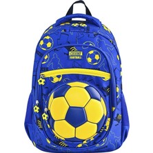 Mikro Muggle MU-7723 Football Teams Sarı Lacivert Okul Çantası