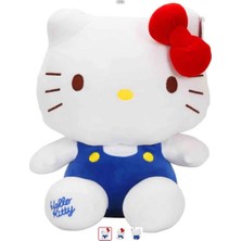 Sunman Hello Kitty Pelüş S4 Mavi Tulumlu 30 cm