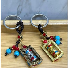 TeknoKapsül Metal Feng Shui Şans Çarkı Anahtarlık ALK4459