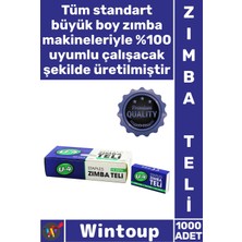 Wintoup #zımba Ofis Kırtasiye Okul Arşiv Dosyalama Dayanıklı Metal Galvanizli Güçlü 1000'LI Büyük Zımba Teli