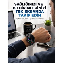 Ototechparca Akıllı Saat Yeni Model Sesli Asistan Bildirim Görme Bluetooth Bağlantılı Müzik Dinleme